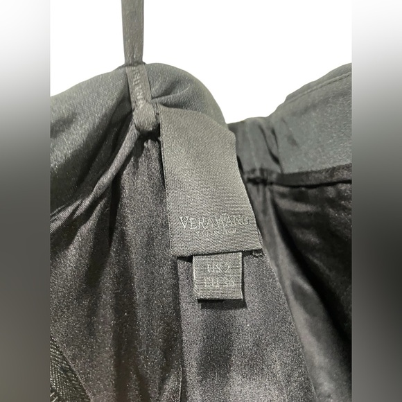 Vera Wang Collection Black Bustier High Low Mini Dress Size 2 NWT $1395 - Picture 12 of 15